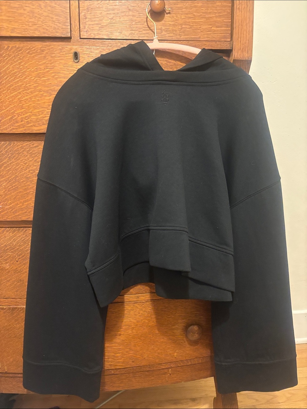 FP Movement by Free People Black Cropped Hoodie
